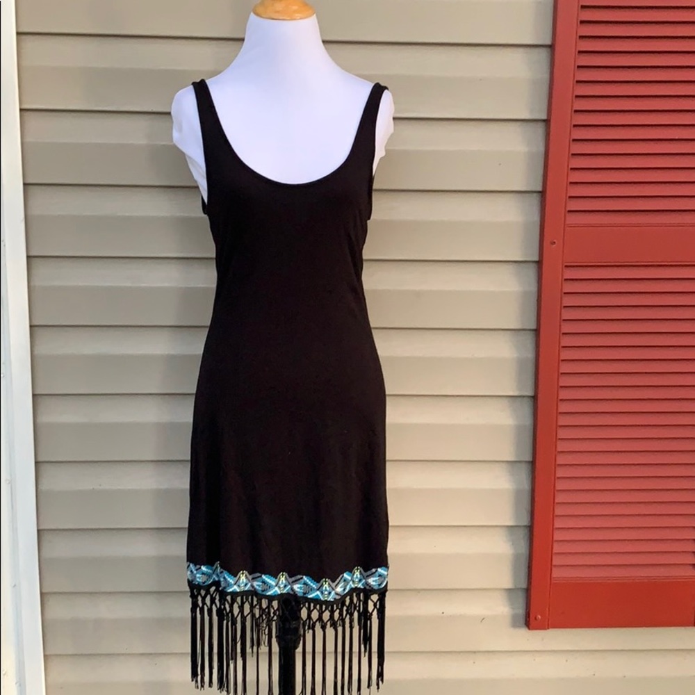 Volcom women’s black knit sleeveless dress $5/25
